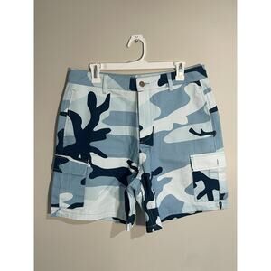 Golf Wang Shorts Mens Size 32 Blue Camo Cargo Military Army Tyler The Creator
